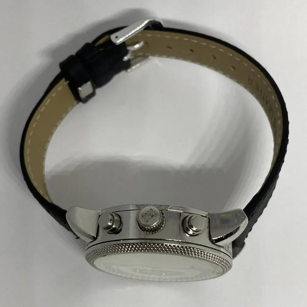 Michael Kors Ritz MK5020 Women's Black Leather Analog Dial Quartz Watch EY118 - Picture 8 of 12